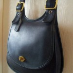 vintage coach saddlebag purse
