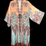 vintage 1920s boudoir kimono wrapper