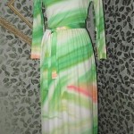vintage lanvin tie-dye maxi dress