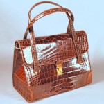 vintage lucille de paris alligator handbag