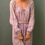 vintage oscar de la renta lurex maxi dress