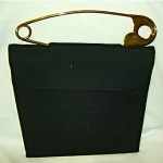 vintage safety pin handbag