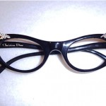 vintage christian dior cats eye glasses