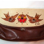 vintage enid collins clutch purse