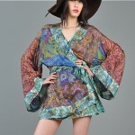vintage 1990s silk kimono jacket