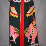 vintage malcolm starr elephant felt skirt