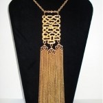 vintage hobe tassel necklace