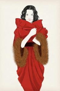 sandra suy illustration for time-traveling fashionista 2