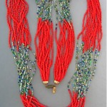 vintage miriam haskell beaded necklace