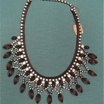 nos vintage alice caviness rhinestone necklace