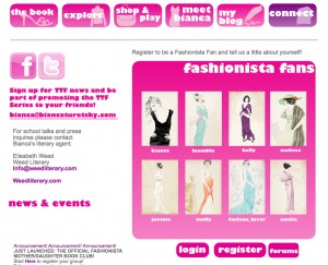time traveling fashionista website