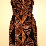vintage 1950s alfred shaheen hawaiian halter dress