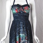 vintage 1950s halter dress