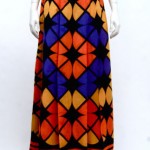 vintage 1960s lanvin print skirt