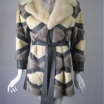 vintage 1960s leather and fur jacket