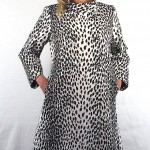vintage 1960s leopard spring coat
