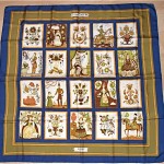 vintage 1970s hermes imagerie scarf