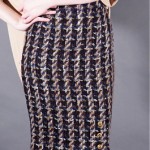 vintage 1980s chanel boucle tweed skirt