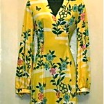 vintage hanae mori floral maxi dress