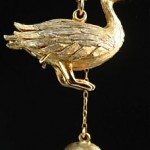 vintage hattie carnegie golden goose necklace