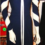 vintage ossie clark maxi dress