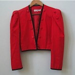 vintage ysl bolero jacket