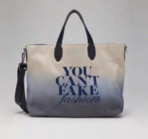 theory you can't fake fashion tote