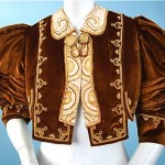 vintage 1900 velvet embroidered jacket
