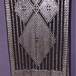 vintage 1920s silver assuit shawl