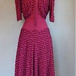 vintage 1939 lanvin adaptation dress