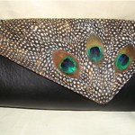 vintage 1950s peacock purse