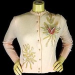 vintage 1950s sequin sweater