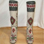 vintage 1960s chinayo wool blanket boots