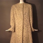 vintage 1960s pauline trigere mohair and rhinestone coat nwt