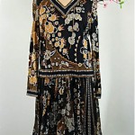 vintage bessi silk dress