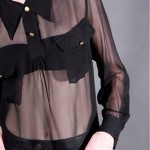 vintage chanel sheer blouse