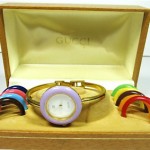 vintage gucci bracelet watch set
