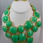 vintage kenneth jay lane necklace and earrings