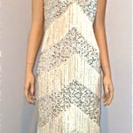 vintage sequin fringe lilli diamond dress