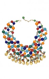 vintage ysl beaded necklace