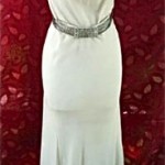 vintage 1930s bias cut beaded gown with bolero
