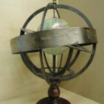 vintage 1930s forest french globe