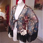 vintage 1930s sheer silk jacket