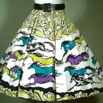 vintage 1950s collectible de grazia mexican skirt