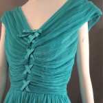 vintage 1950s sondheim silk chiffon dress