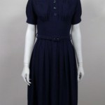 vintage 1950s wool dress