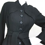 vintage 1960s french wool fitted coat