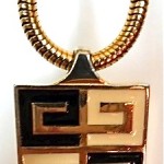 vintage 1970s givenchy pendant necklace