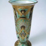 vintage art deco noritake vase