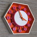 vintage battery operated starburst wall clock